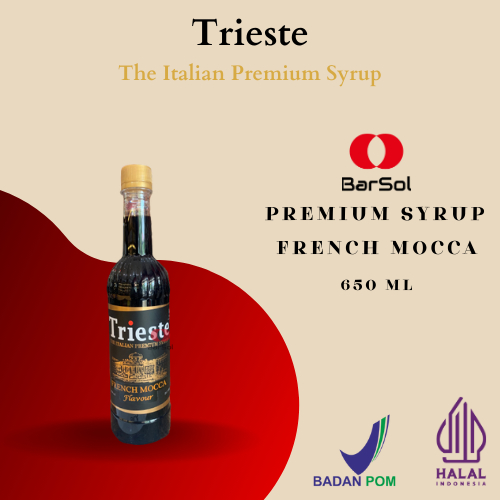 

Trieste Syrup French Mocca 650 Ml - Barsol Indonesia