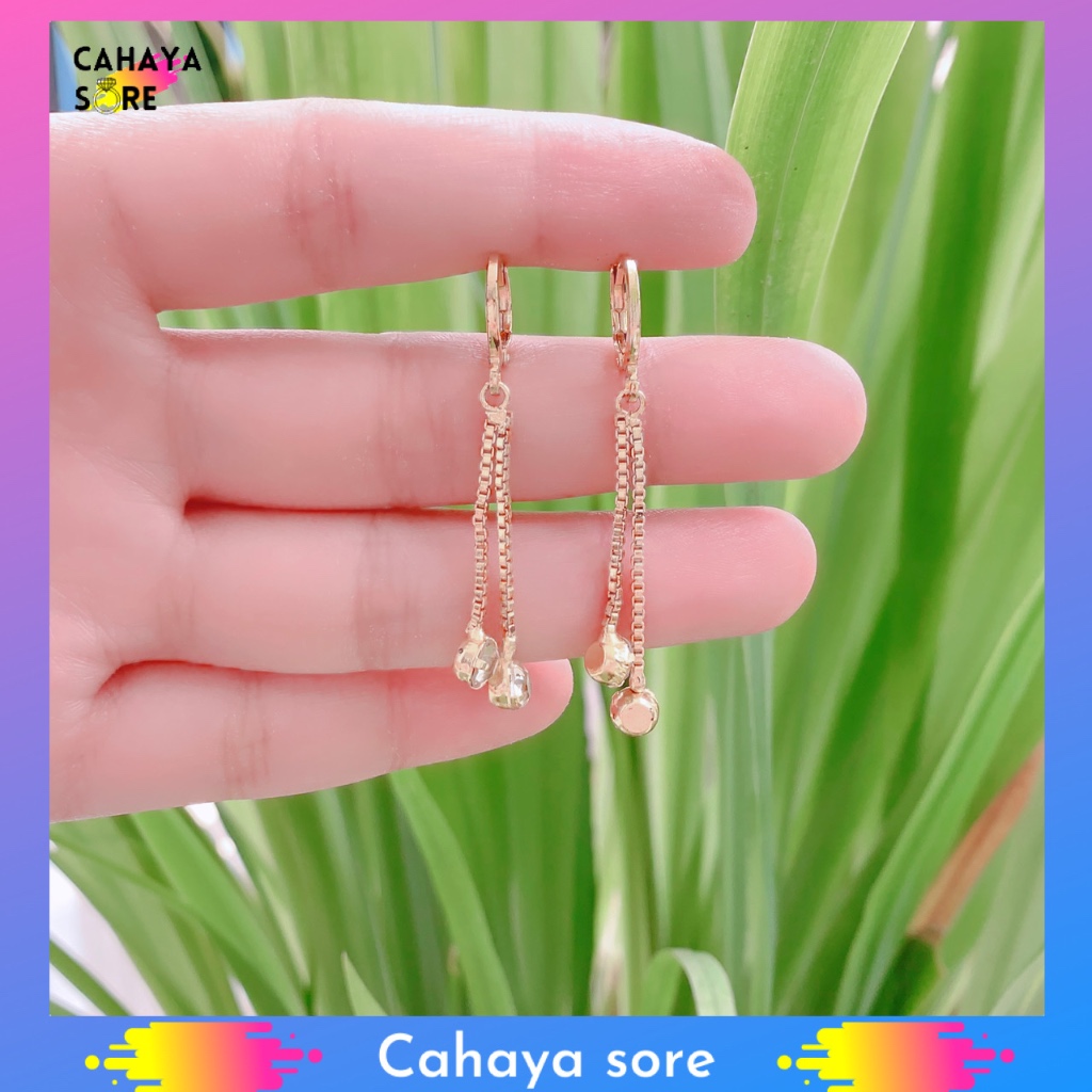 Anting Xuping Gold Anting Dewasa Model Clip AD11