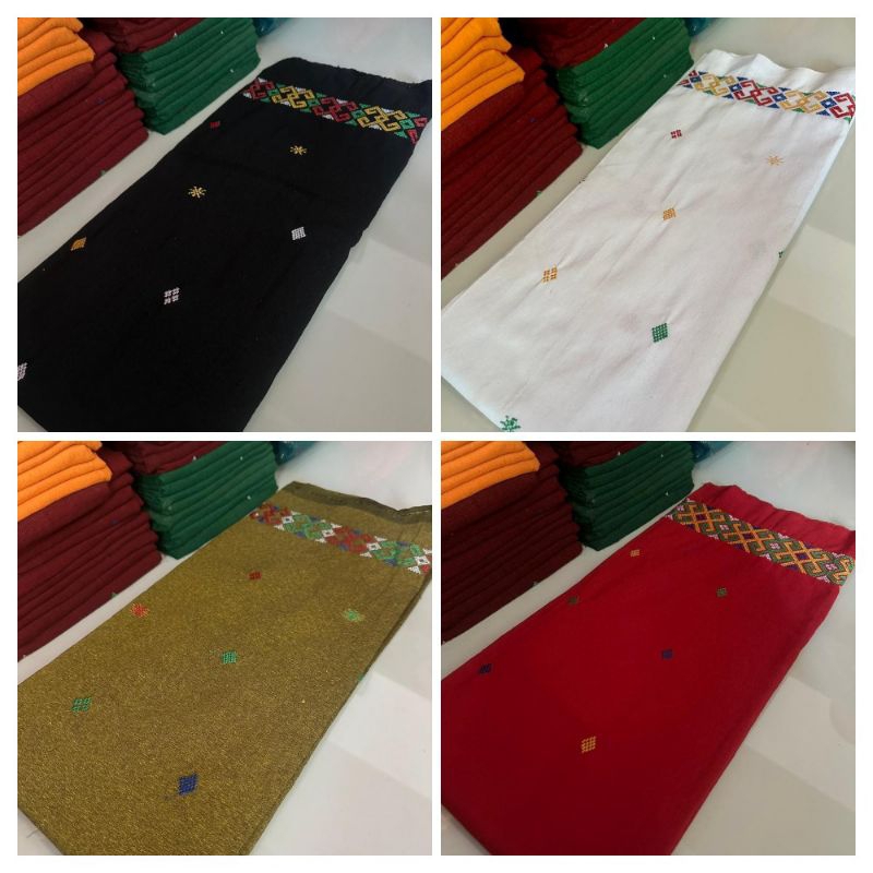 KAIN TENUN PASINGKI PARUKI / KAIN TENUN PABINTIK BORDIR TORAJA BAJU ADAT TERBARU KATUN HALUS