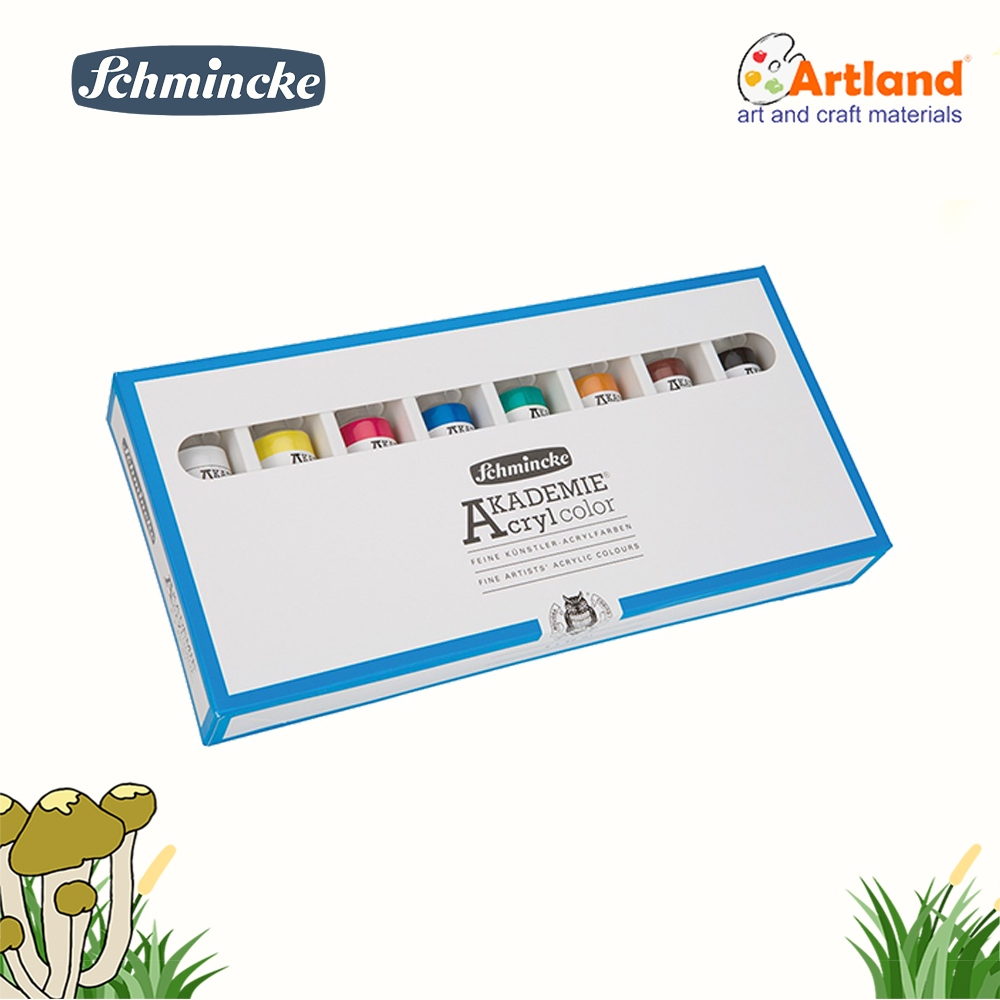 

Schmincke Akademie Acrylic Color Set 8x20ml (76011)