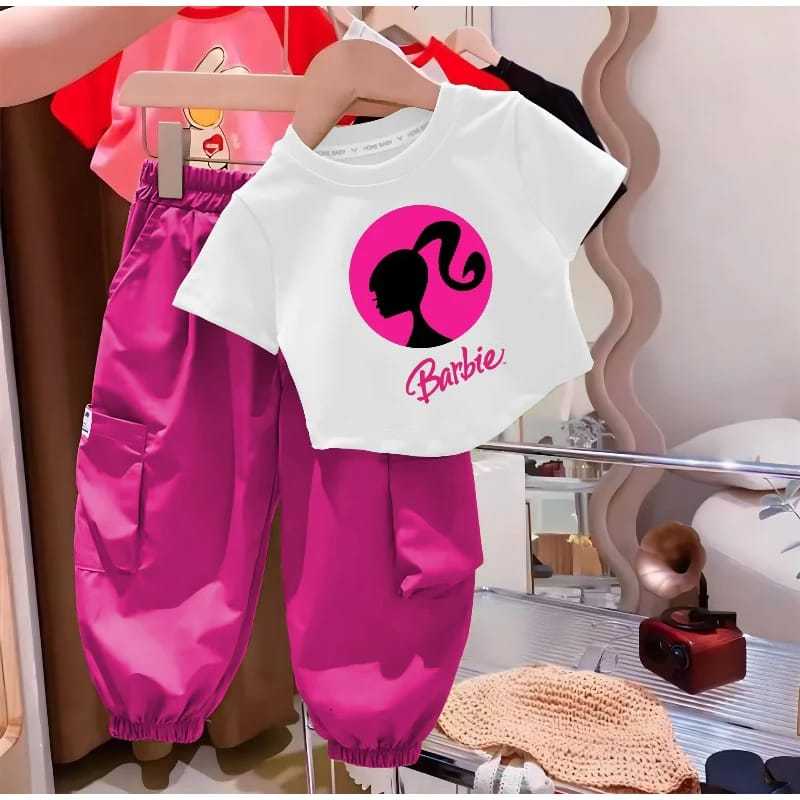 SETELAN ANAK PEREMPUAN BARBIE GIRL - BAJU ANAK BARBIE