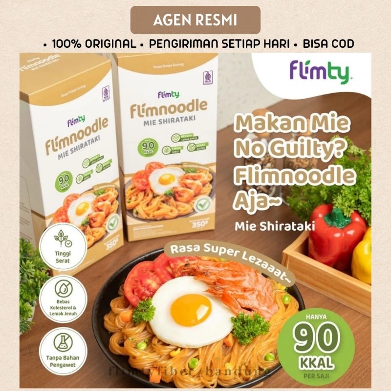 

Flimnoodle By Flimty Mie Shirataki (Tanpa Proses Goreng) - 1 BOX ISI 5 SACHET Diet Sehat 90 Kalori Rendah Kalori Serat Flim Noodle Nodle Mi Instant Enak Defisit Kalori Sirataki Shiratake Konnyaku Konyaku Porang Bihun Soun Agen Resmi Bandung BPOM HALAL