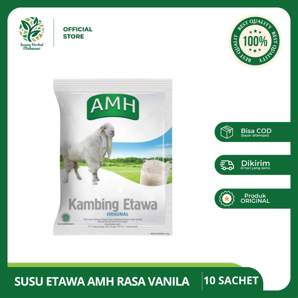 

Susu Kambing Etawa AMH Rasa Vanilla