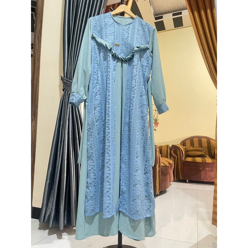 Gamis Brukat Rempel Dada Rgalery