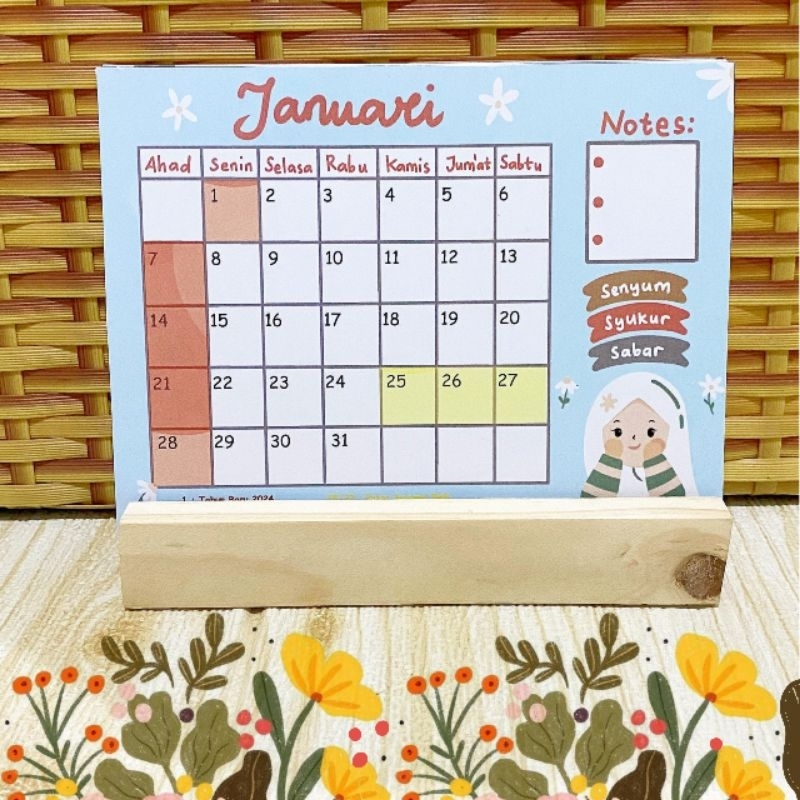 

Kalender Puasa Meja Planner Kayu 2025 Lucu Aesthetic