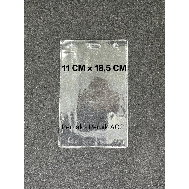 

Kantong Plastik Mika Cover Nametag Panitia / ID CARD Uk. 11 x 18,5 cm isi 100 pcs