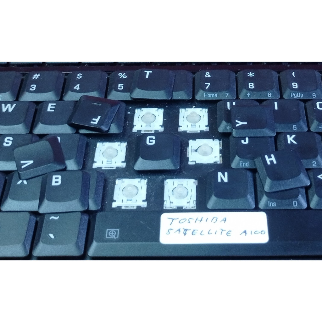 Tuts Tombol Keyboard Laptop Toshiba Satellite A100 A130 A135 A110 A105