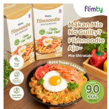 

Flimnoodle Mie Shirataki (Tanpa Proses Goreng) - 1 Box (isi 5 pcs)