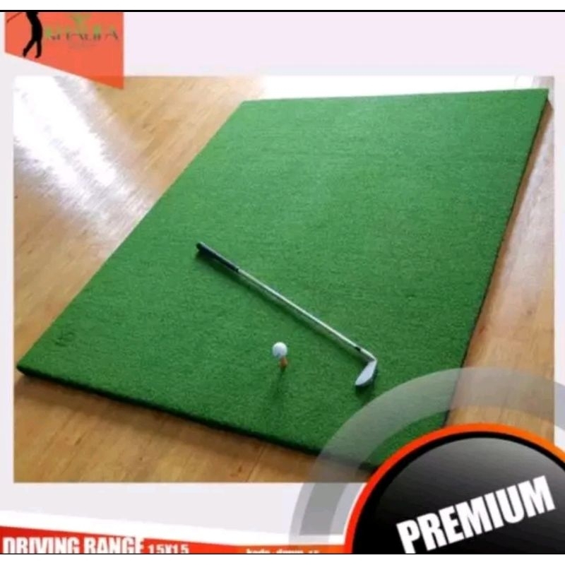 Driving range tanpa matras ukuran 150 x 150 cm