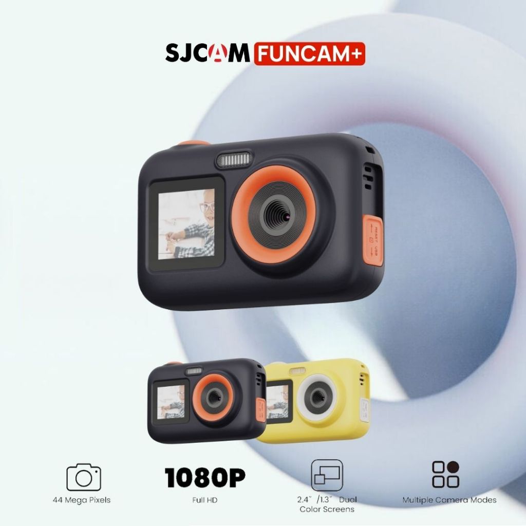 SJCAM FunCam+ Kids Digital Camera FHD 1080P Kamera Anak Dual Screen