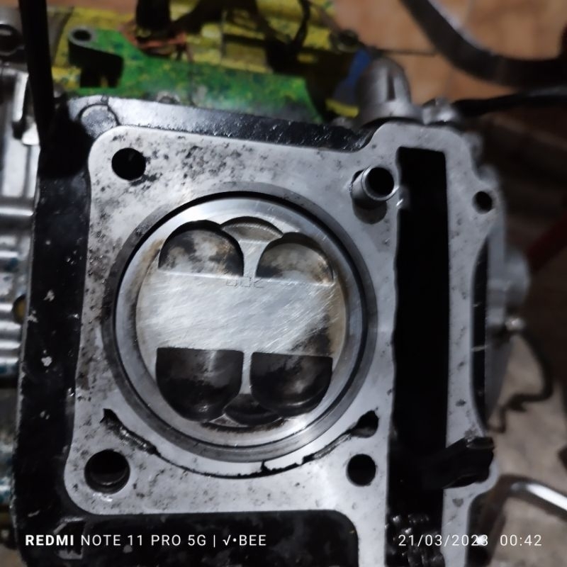 blok + piston satria fu 72mm