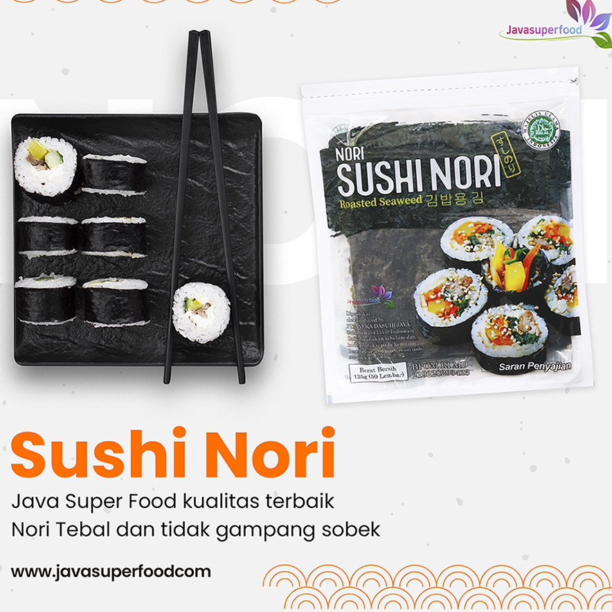 

Pasti Murah (HALAL) Sushi Nori Seaweed Rumput Laut Panggang / Roasted HALAL Terkini