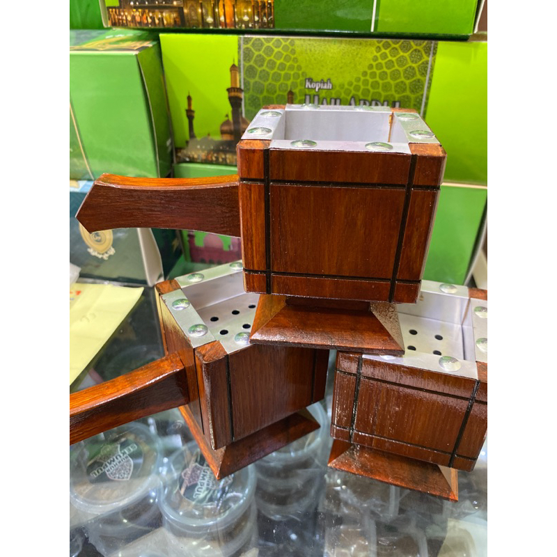 tempat dupa/bukhur kayu jati