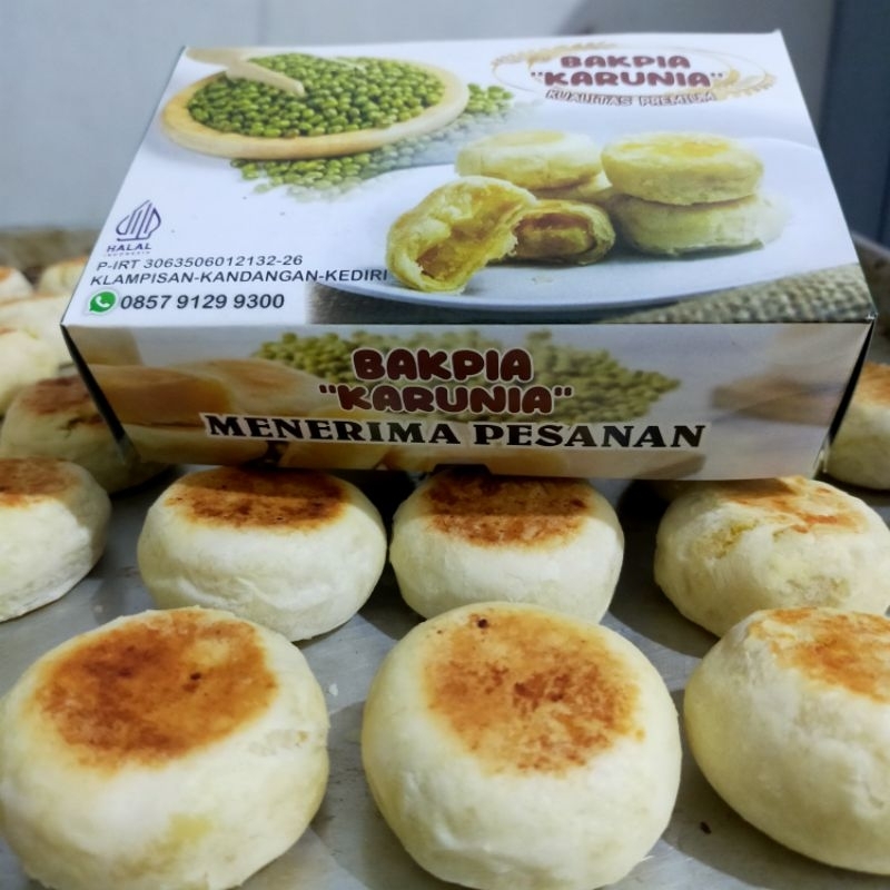 

(isi10) Bakpia Basah isi kacang ijo