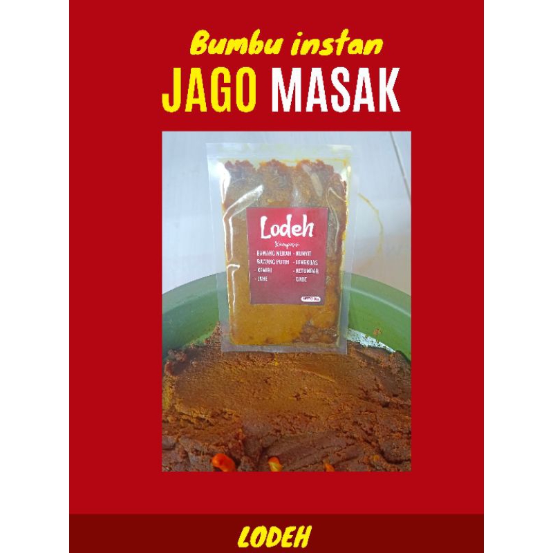 

Bumbu instan, bumbu halus, bumbu jadi LODEH masakan jawa 50 g