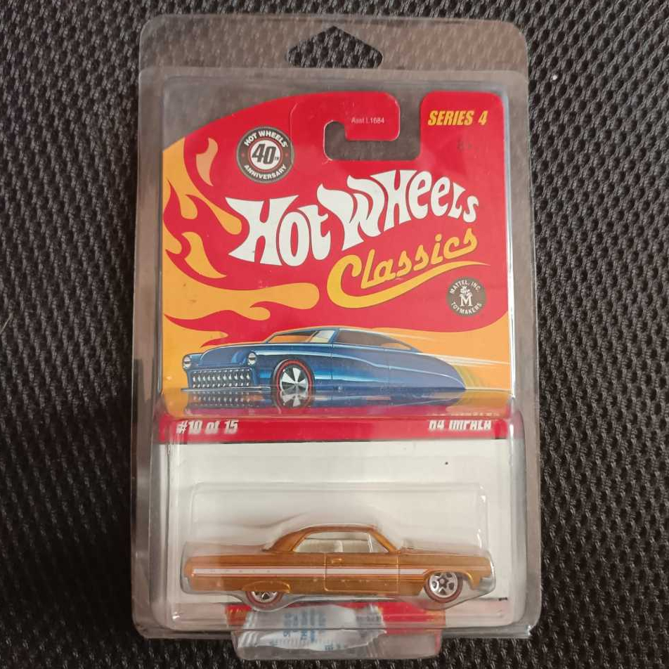 Hot Wheels 64 Chevy Impala Gold Classics
