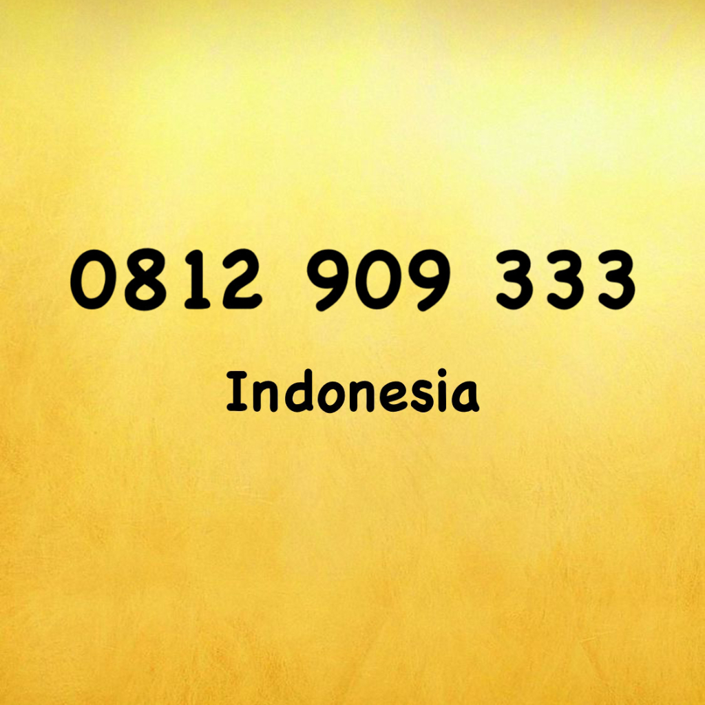 Nomor Cantik Simpati 10 Digit Triple A - 9333 - 0812 909 333