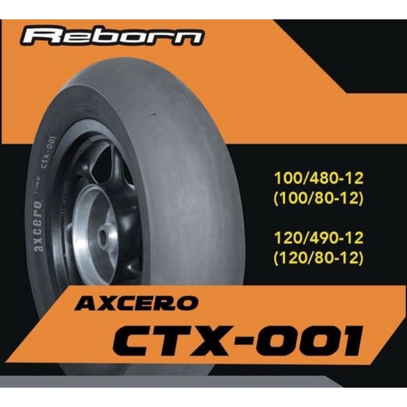 Ban Tubeless Metic Vespa Slick Kingland Axcero CTX-001 Free Pentil