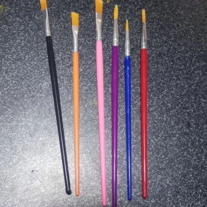 

Baru kuas lukis set isi 6pcs ➯✽✷