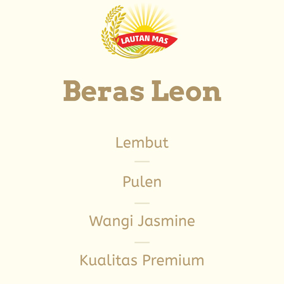 

Sale Leon Beras Thai Jasmine 5KG ➠☇☆✶