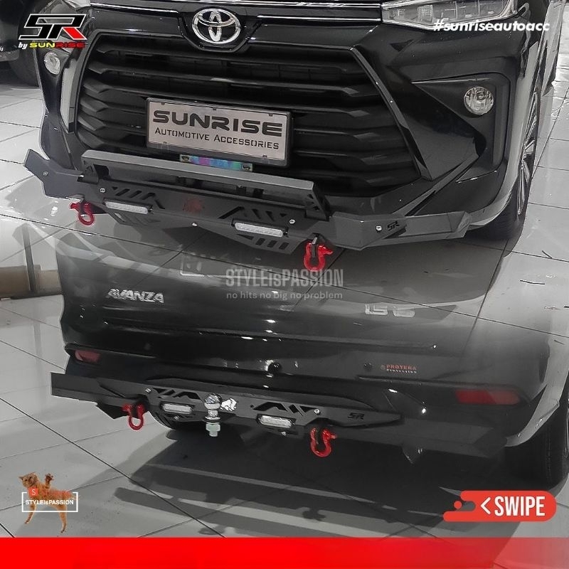 bumper tanduk depan veloz 2022 towing bumper belakang avanza 2022 2023