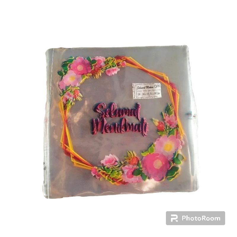 Plastik Selamat Menikmati 18x18 isi 50 lembar