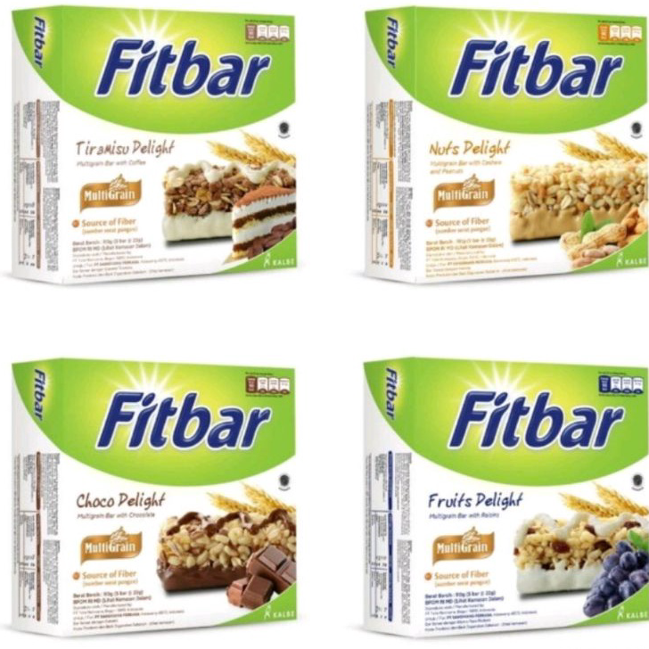 

Best Product Fitbar Multigrain 5x22gr Tiramisu Cheese Delight Choco Delight Fruit