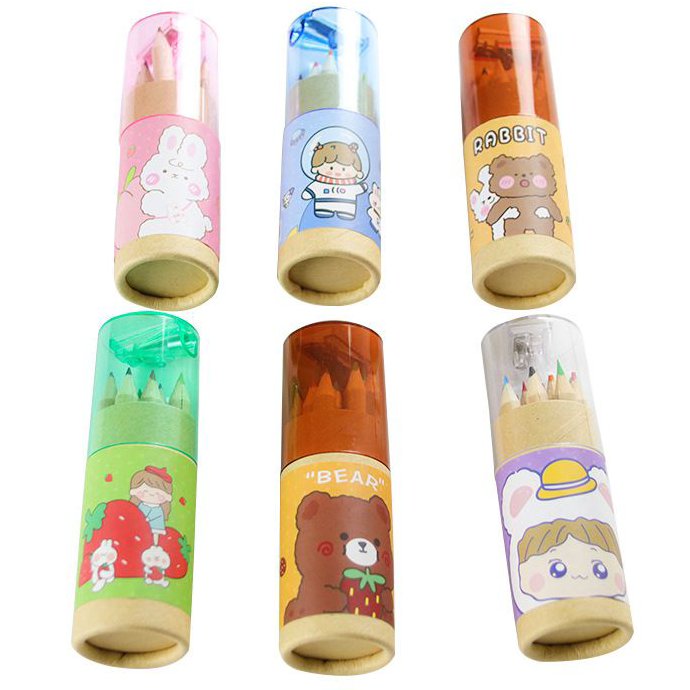

Promo LDG Pensil Warna Dan Rautan 12 IN 1 Mini Color Pencils Quality Pensil Warna Karakter Kemasan Tabung Murah Kualitas Import
