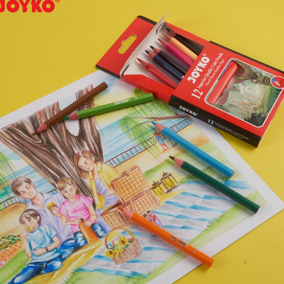 

Ready JOYKO - Pensil 12 Warna Mini - Color Pencil CP-102 - 1 Set