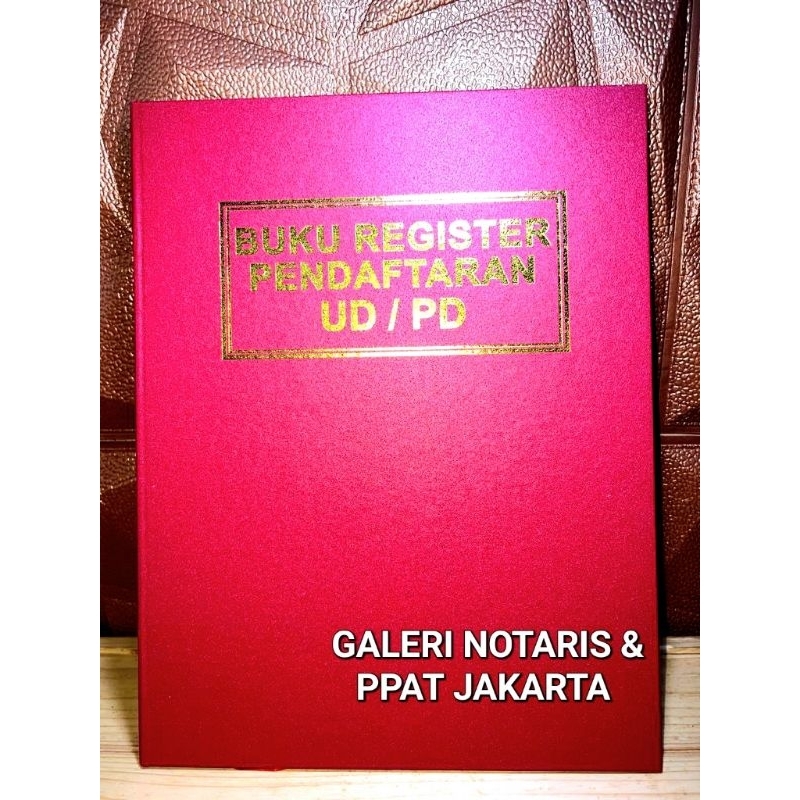 

Buku Register Pendaftaran UD / PD Buku Pendukung Pendaftaran UD / PD