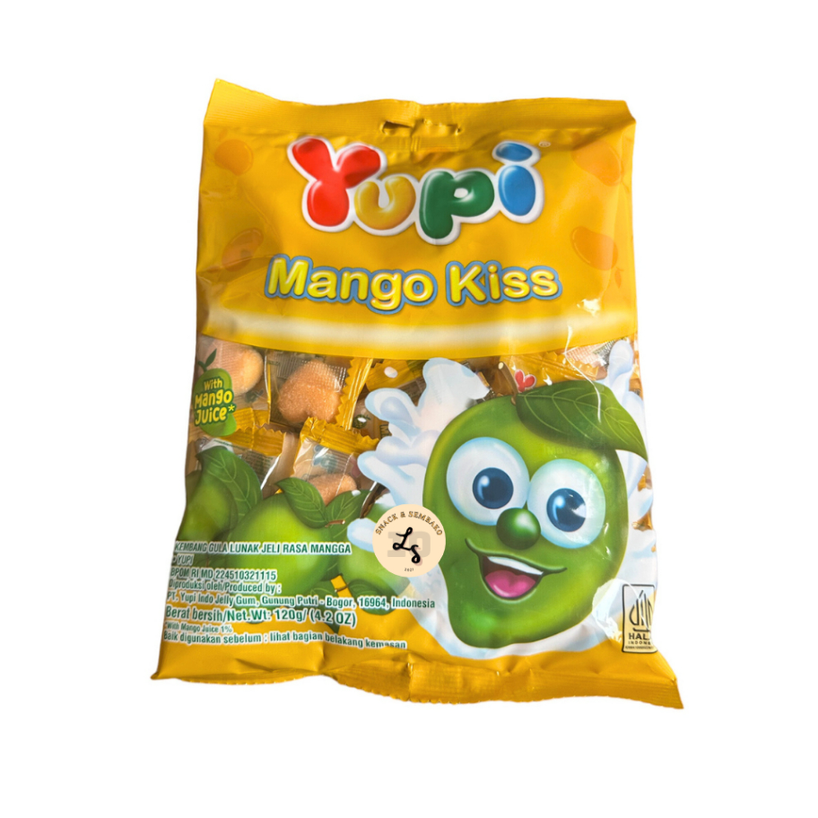 

➝↑❁⁂ Permen Yupi Strawberry Kiss/Fruitty Puff/Mango Kiss 1 Bungkus 120gr Paling Popular