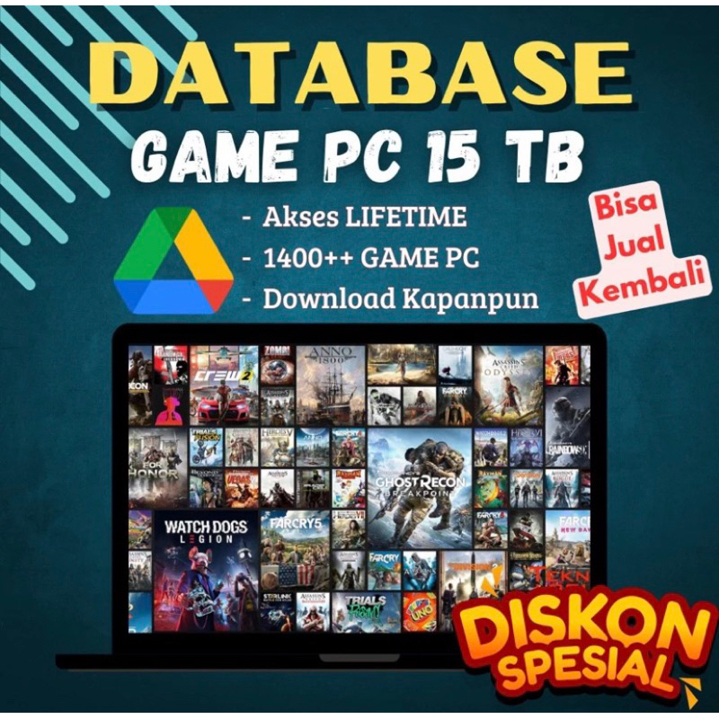 DATABASE GAME PC 1000++ Terlengkap dan Termurah