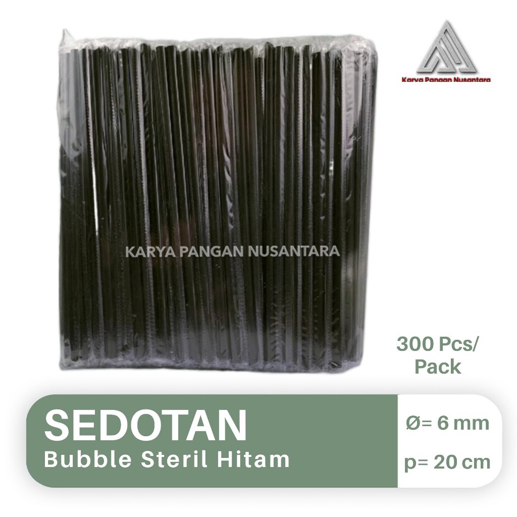 SEDOTAN BUBBLE STERIL HITAM 620 SEDOTAN BOBA HITAM RUNCING HIGIENIS