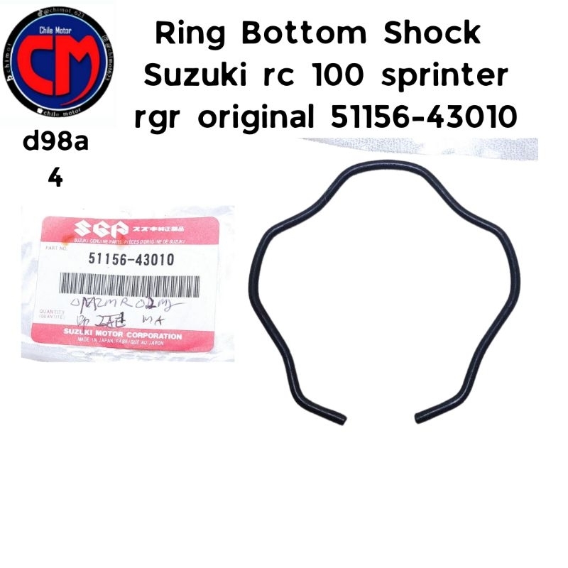 Ring kancing bottom As Shock Depan Suzuki Rc80 100 Bravo Sprinter Rgr 150 Original d98a