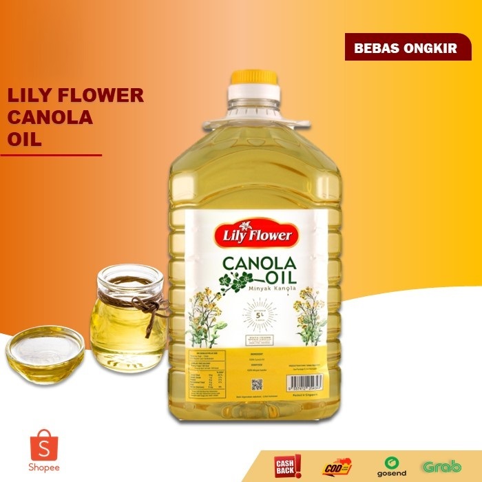 

Lily Flower Canola Oil Minyak Canola Lily Flower 5 LTR