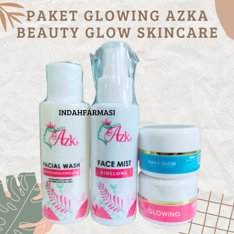 PAKET GLOWING AZKA BEAUTY GLOW SKINCARE