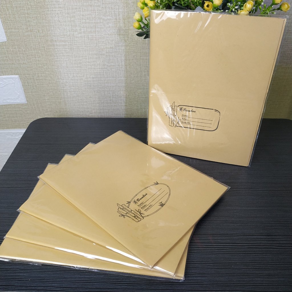 

Sampul Buku Kraf Coklat Quarto Kwarto #stationary
