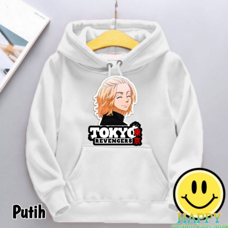 Hoodie anak Gambar karakter anime MIKEY TOKYO REVENGERS