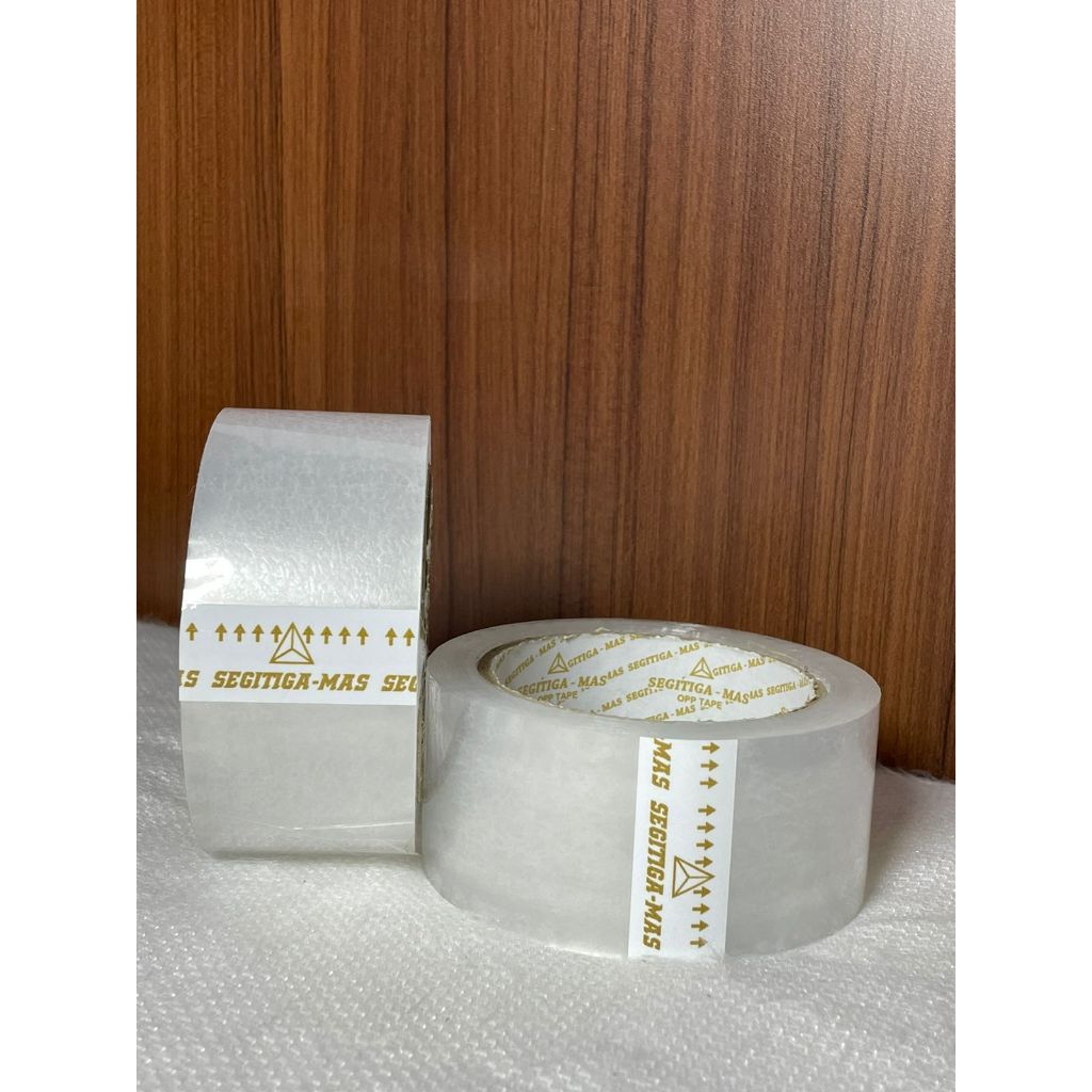 

1Pcs Lakban Bening/Coklat Merek Segitiga Emas (SM Emas Premium) Kualitas mirip N*ch*