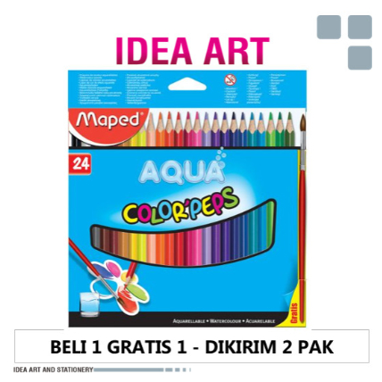 

Pensil Warna Air Watercolour Set 24 Maped Aqua Watercolour 836013
