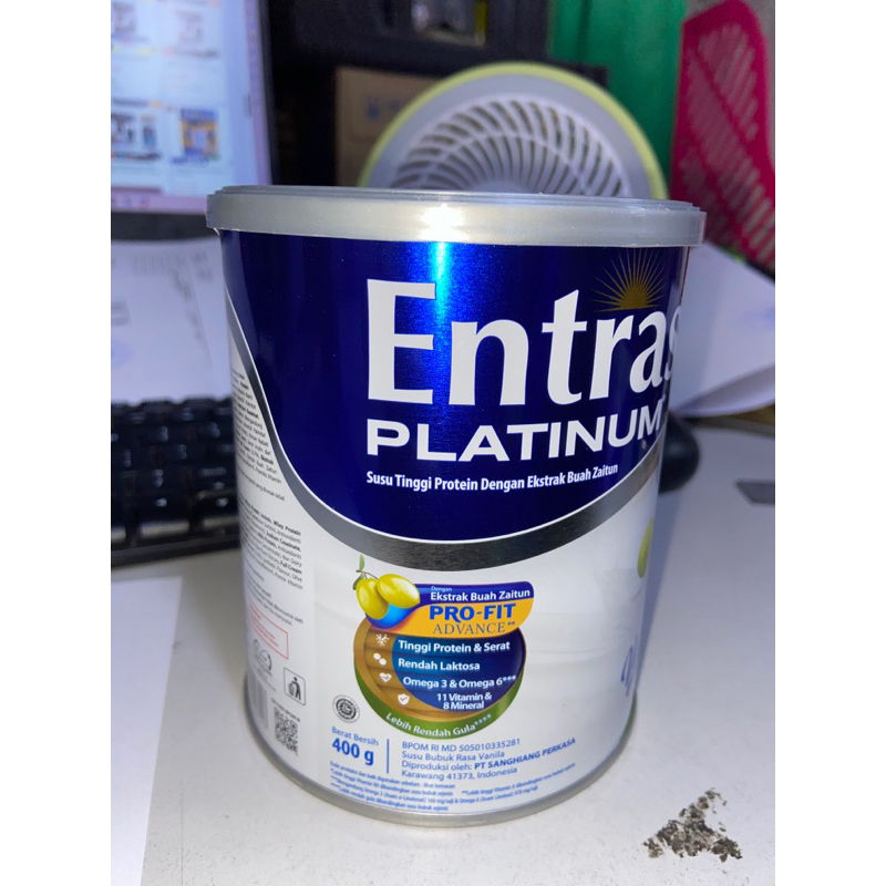 

ENTRASOL PLATINUM VANILLA 400 GRAM