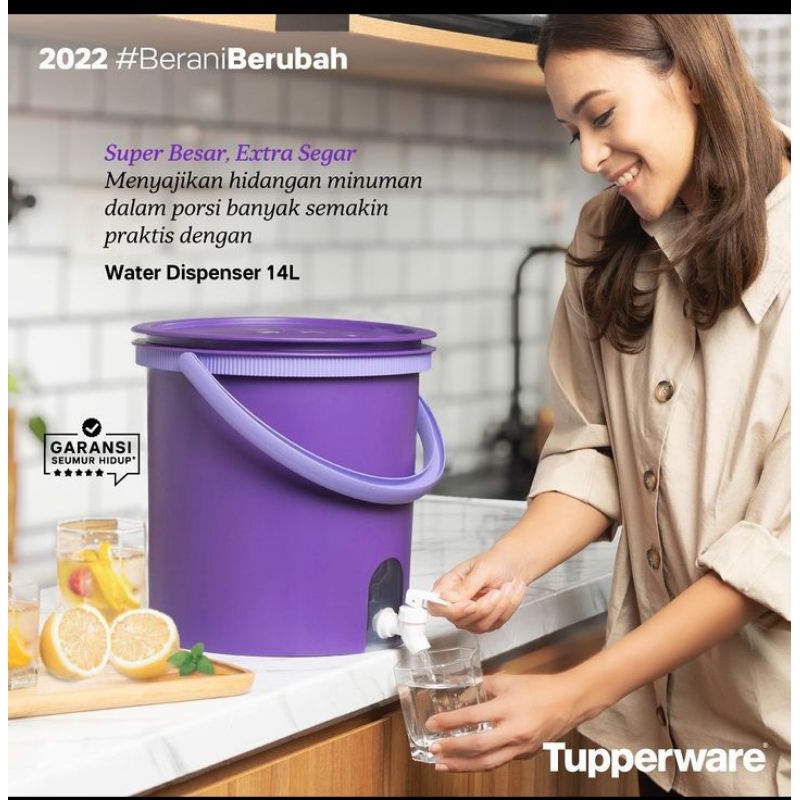 water dispenser 14 liter tupperware / dispenser tupperware