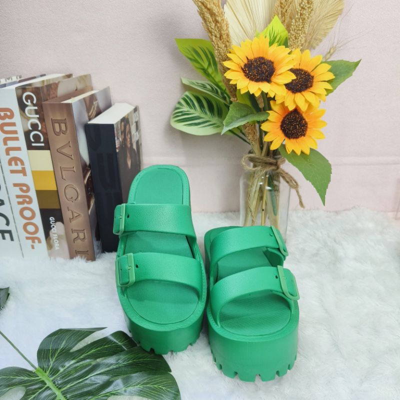 Sandal Slop Wanita Slide platform Size 36-40