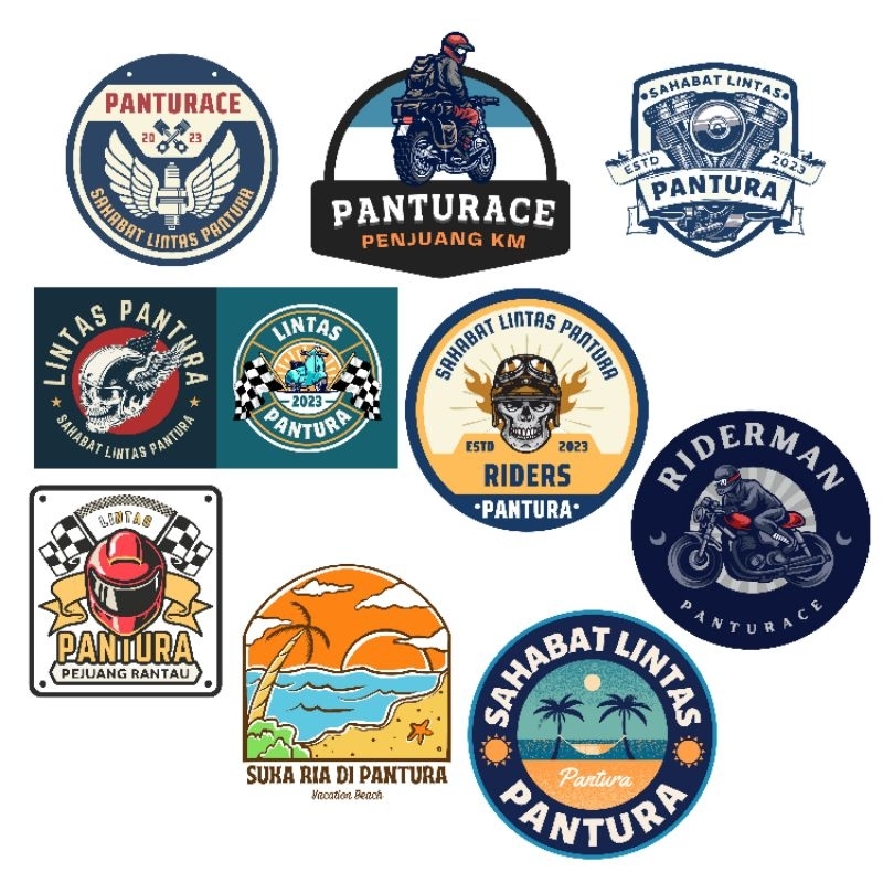 

Stiker Pantura Campur 10pcs