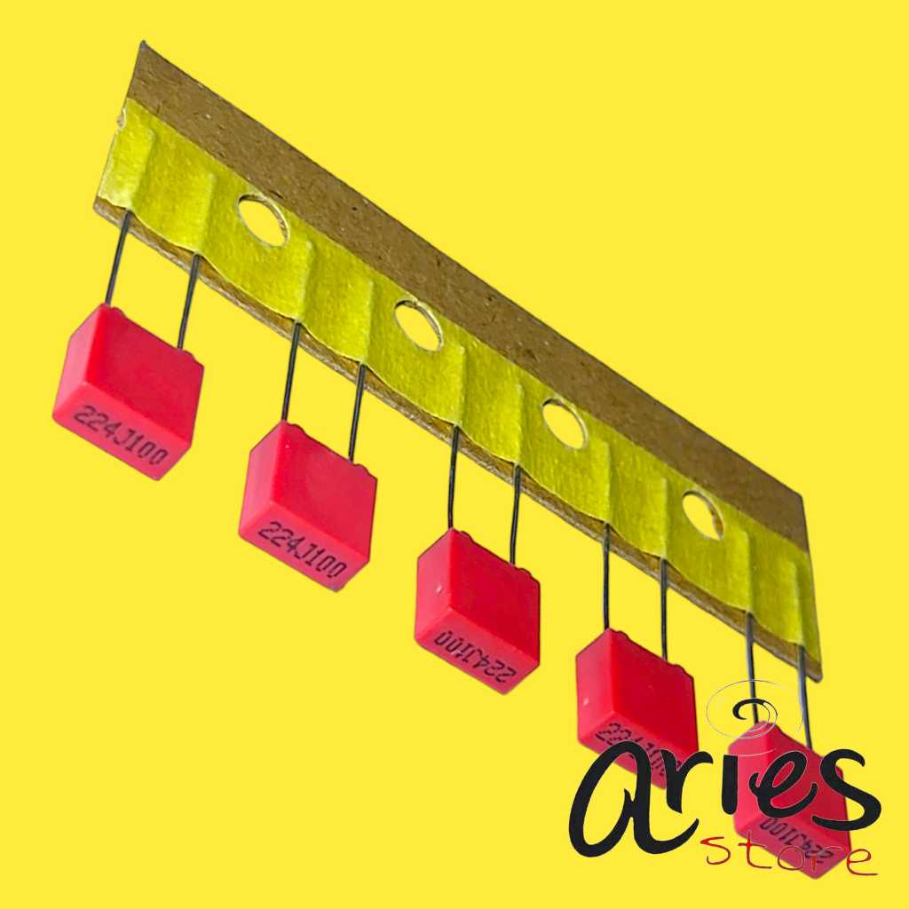 CAPASITOR MKM 224 100V 220n 100V MERAH