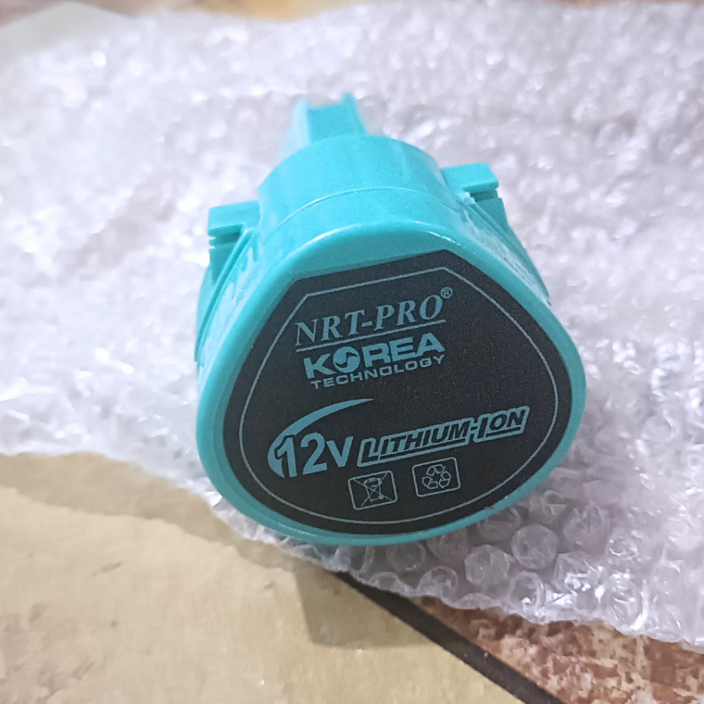 NRT Pro 12 Volt Spare Part Baterai Mesin Bor Cordless BATERAI BOR CASH