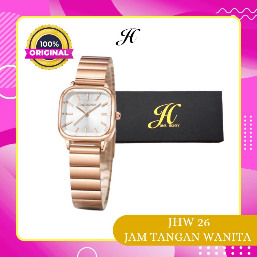 Jims Honey JHW 26 Jam Tangan Water Resistant Wanita Terbaru 2023