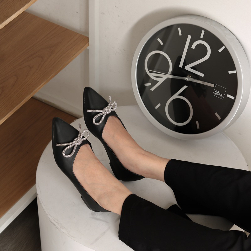 Nanda Millano - Flatshoes Wanita Elegan| Pansus Kerja Kekinian| Flat Shoes Kuliah| Sepatu Balet Hita