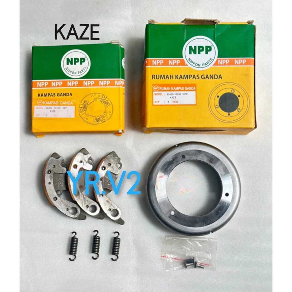 Rumah Kampas Ganda Mangkok+Kampas Ganda KAZE KAZE R, KAZE ZX 130 BLITZ, BLITZ JOY ORI NPP