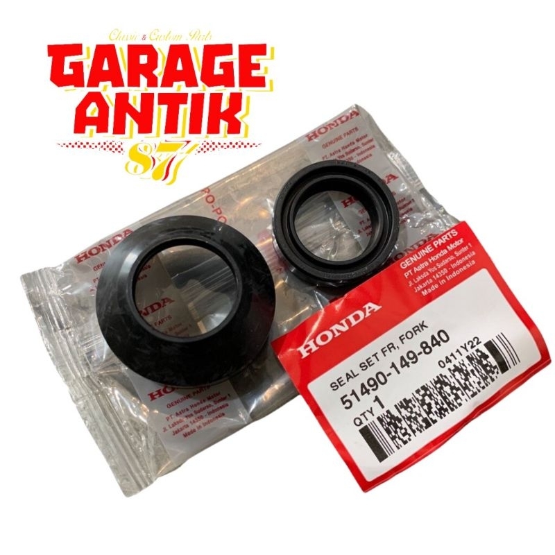 seal sil shock breaker shockbreaker depan honda win original